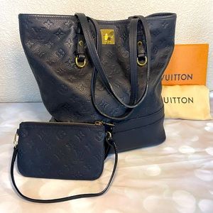 💙Authentic LOUIS VUITTON MONOGRAM EMPREINTE Citadine PM Tote bag